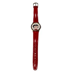 Vintage Betty Boop Watch from MGM Grand with Red Leather Band